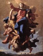 Nicolas Poussin The Assumption of the Virgin Spain oil painting artist